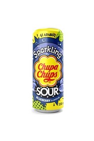 Chupa Chups Sour Blueberry Ekşi Yaban Mersini Aromalı Gazlı İçecek