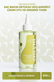 ENZYM COSMETICS Doğal Saç Bakım Detoksu Güçlendirici Limon Otu Ve