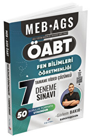 Dizgi Kitap ÖABT MEB-AGS Fen Bilimleri Öğretmenliği 7 Deneme