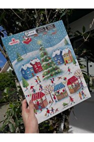 ハン christmas evel④ XSIDE Bisiklet Yaka Uzun Kollu Yılbaşı Temalı Erkek Triko Kazak