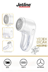 JETLİNE 708 Exstra Bıçaklı Şarjlı Tüy Temizleme ve Tiftik
