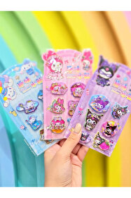 ÖZ OFİS Kuromi My Melody Cinnamoroll Sanrio 3D Sulu Kabartmalı