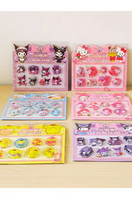 ÖZ OFİS Kuromi My Melody Cinnamoroll Hello Kitty Sanrio 3D Sulu