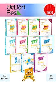 Üç Dört Beş Yayıncılık 345 Tyt 8 Kitaplık Set 3 4 5 Türkçe