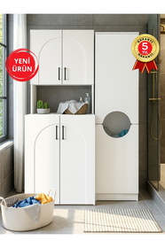 Kenzlife Çamaşır-Kurutma Makinesi Dolabı Kapaklı Jelena Byz 180*70