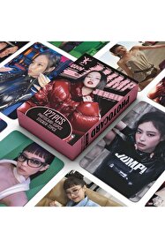 Kpop Dünyasi BLACKPINK Jennie '' JUMP '' Çift Yön Baskılı Lomo