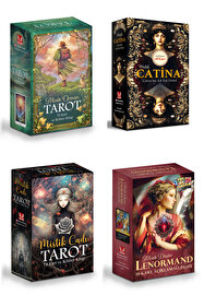 İkilem Yayınevi Mistik Tarot Kehanet Seti / 4 Deste - Orman, Cadı