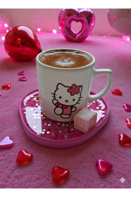 Renklerin Atölyesi Hello kitty baskılı fincan takımı - Fiyatı