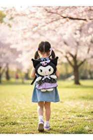BABUN 5li Plastik Sanrio Kuromi Minik Figür Dekoratif Süs Obje