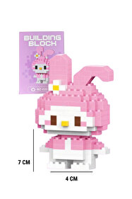 WUNİT Melody Kitty Ailesi Karakter Figürü 3D Yapboz Puzzle Yapı