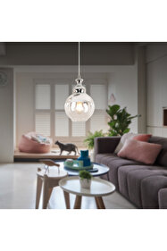Apliqa Gaspar 3 Lü Krom Sarkıt Modern Genç Odası MutfakSalon Avize