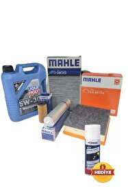 MANN Bmw F30 320D Periyodik Bakım Filtre Seti Liqui Moly Toptec
