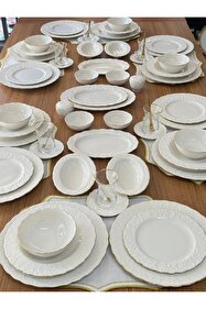 MD MİMOZA DEKOR Yemek & Kahvaltı Takımı 68 Parça 6 Kişilik Rose