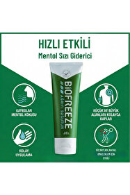 ql Qozmolife since 2009 Biofreeze ® Jel, 100ml rahatlatıcı Masaj