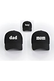 venüsdijital DAD MOM BİG BRO (2-4 YAŞ) KOMBİN ŞAPKA - Fiyatı