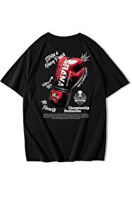 BRZ COLLECTION Unisex Oversize Pizza T-shirt Siyah - Fiyatı, Yorumları