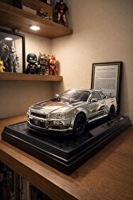scntoys Nissan Skyline GTR R34 1:24 Ölçek Diecast Model Araba