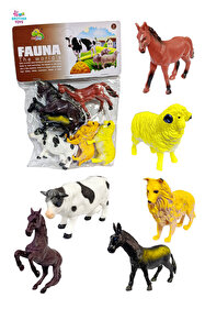 Brother Toys Tüpte Vahşi Hayvanlar 12 Hayvan 10 Aksesuar Aslan