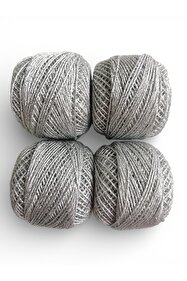 Otto Coco - Krem - 5'li Paket - 2mm/100gr/125m - Simli Pamuklu