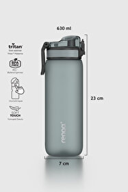 Renga Rybo-X Soft Touch 630 ml Tritan Matara 912160 Siyah - Fiyatı