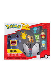 Pokemon BW Battle Wheel Strike　３個セット Pokemon Battle Eklemli 3'lü Figür Seti S16 - Shinx-Haunter