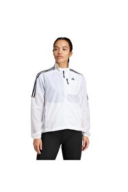 adidas Otr B Kadın Beyaz Koşu Ceketi KADIN KOŞU CEKETİ IK7445