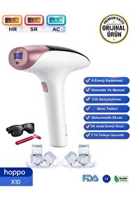 hoppo X10 Ipl Buz Lazer Epilasyon Cihazı 999,999 Flaş Atım