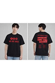 puolikuu Arirang World Tour BTS Baskılı Oversize Tshirt - Fiyatı