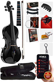 Midex Hga34bk-tys Siyah 3/4 Keman Seti 10-13 Yaş Çocuk Kemanı