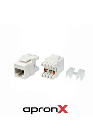 APRONX APX-UTP181 CAT6 180° UTP Keystone Jack (1 Adet) - Fiyatı