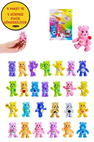 TOYFEST Care Bears Mini Koleksiyon Figürleri Sürpriz Tekli Paket