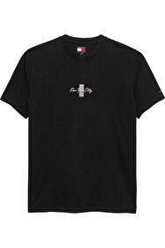 Tommy Hilfiger TJM REG SIGN CITY TEE EXT Erkek Mavi T-Shirt