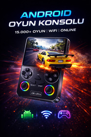 R36 ULTRA miiyoo A30 セット　SD無し Weskam J36 Ultra Android Retro Oyun Konsolu 15.000+ Konsol Oyunu