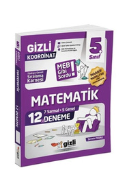 Gizli Yayınları 5. Sınıf Matematik 12'li Deneme-MEB Gibi Sordu