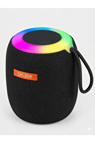 Favors RGB Işıklı Mini Bluetooth Hoparlör Ses Bombası Müzik Çalar