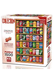 Ks Games 1500 Parça Eski İçecek Kutuları Puzzle - 22042 - Fiyatı