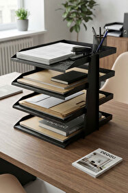 Design OTTO Fx Xlarge Modest - 6 Renk - A4 Evrak Rafı Masaüstü