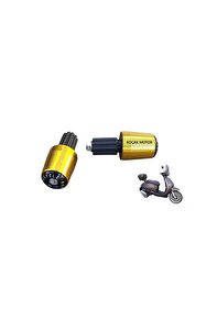 KOÇAK MOTOR Rks TNT202 -UyumluÜrün- Gidon Topuzu Gold Takım