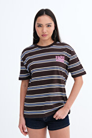 Addax Çizgili Kısa Kollu T-shirt P19089 - Fiyatı, Yorumları