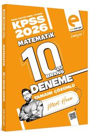 Edu Kariyer Mert Hoca 2026 KPSS Matematik 10'lu Branş Deneme