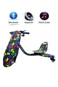 RYDER STAR Drift Car Elektrikli Kaykay Bluetooth Hoparlör Dirift
