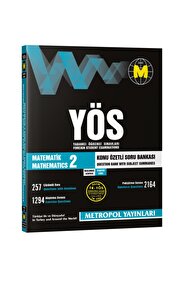 Metropol Yayınları TR-YÖS GENEL YETENEK (IQ) SORU BANKASI-2