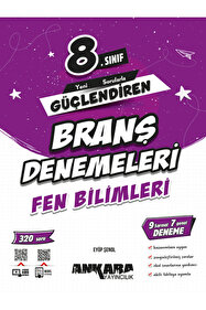Efsane Yayınları 8.Sınıf Ankara Güçlendiren Fen Bilimleri Branş