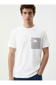 Loft Erkek Taş Lf 2042285 Whıte M Tss T-shirt LF2042285-Stn