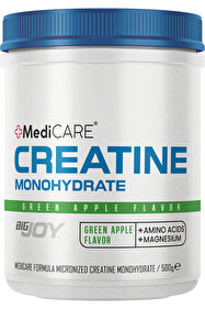 Bigjoy Medicare Creatine Monohydrate Yesil Elma Aromalı 500g