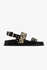 Love Moschino Logolu Çift Bantlı Sandalet SANDALET