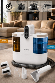 Mioji Pro 22.000 Pa Buharlı Halı ve Koltuk Yıkama Makinesi, 60°C