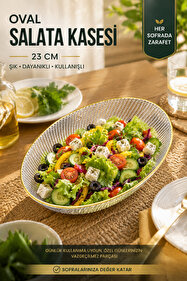 Paşabahçe Kayık Tabak (10336), Invitation Büyük Boy Oval Salata