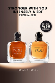 Emporio Armani Stronger With You EDT 100 ml ve Intensely EDP 100