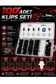 MeyZone 635 Parça Oto Fastener Klips Tampon Kapı Pervazı Tutucu